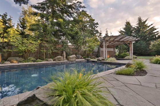 custom pool patio